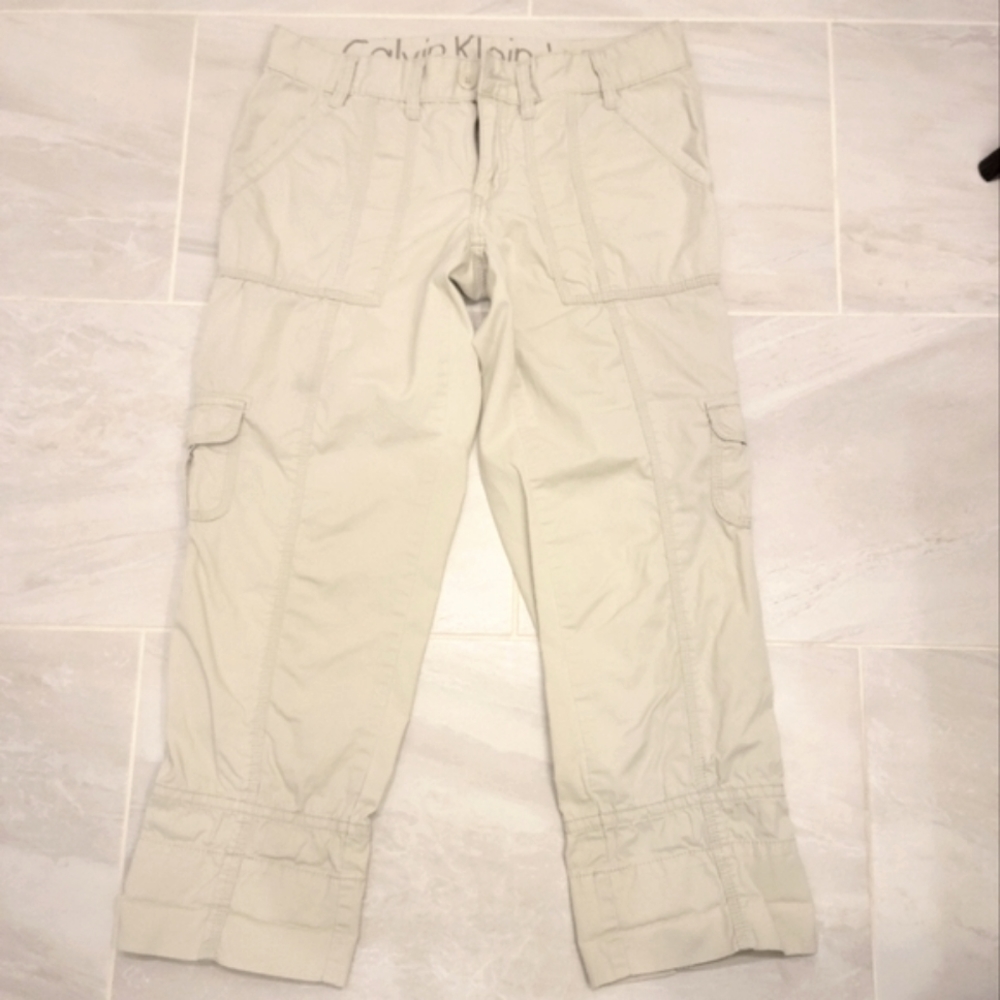 Calvin Klein cropped Cargo/Painter pant